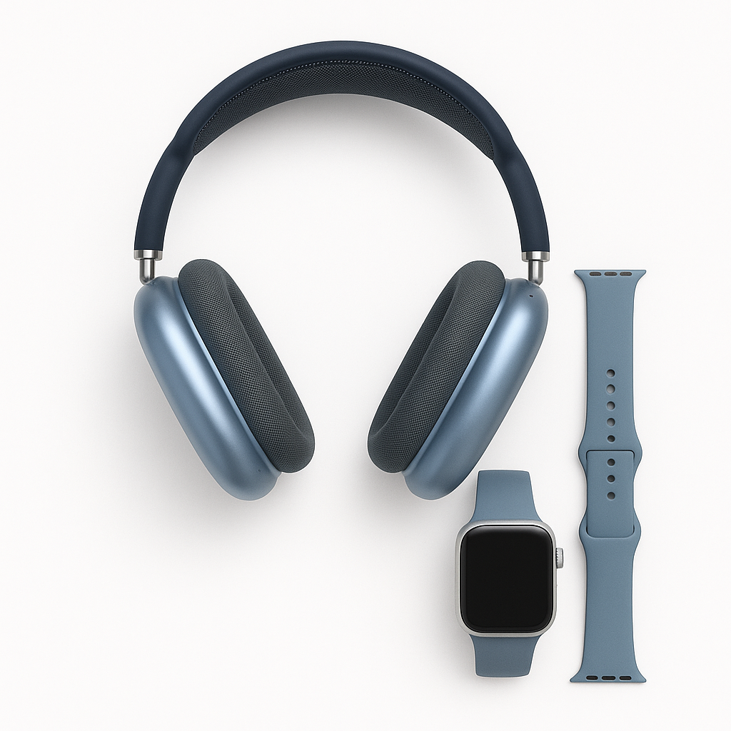COMBO PREMIUM: Smartwatch P9 ULTRA 2 + Audífonos Bluetooth + 7 Correas de Colores | Tecnología Completa en Un Solo Paquete