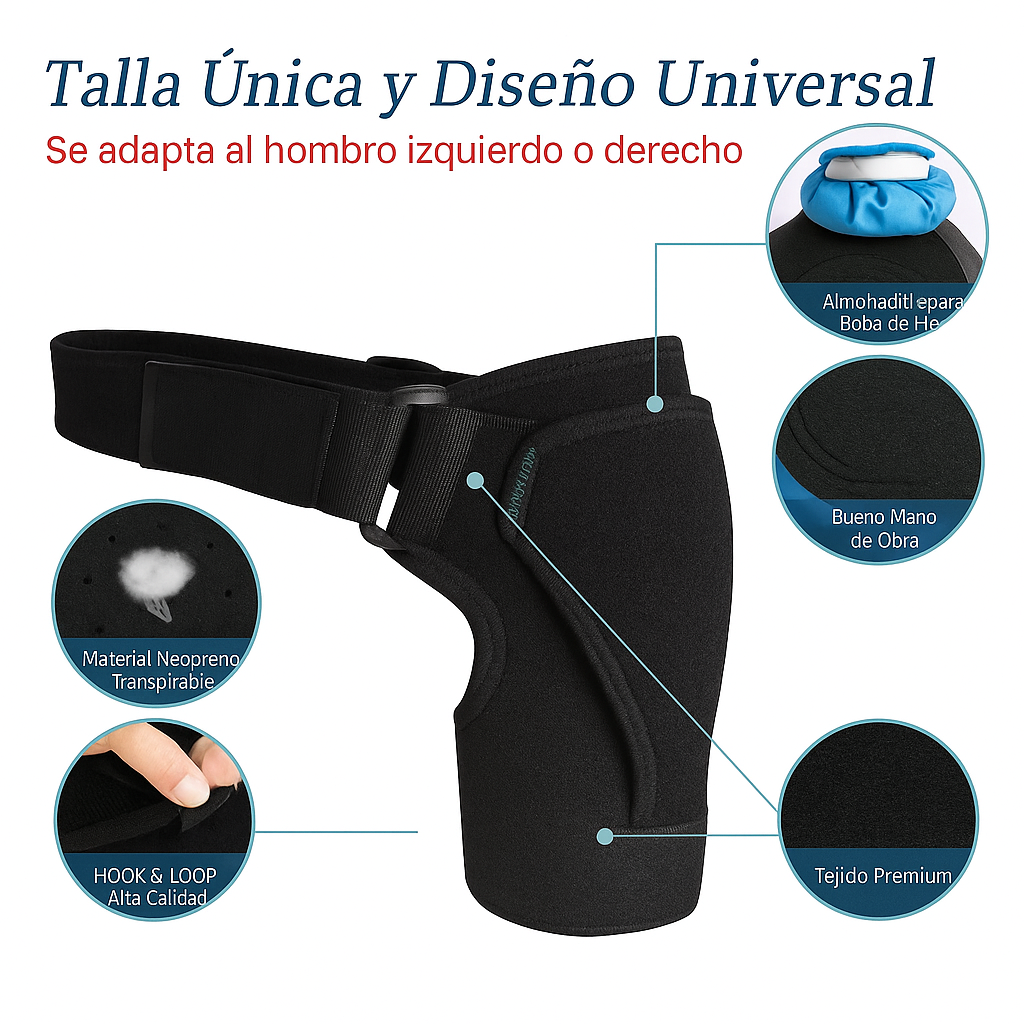 💪Hombrera de Compresión – Soporte, Estabilidad y Recuperación en Uno Solo