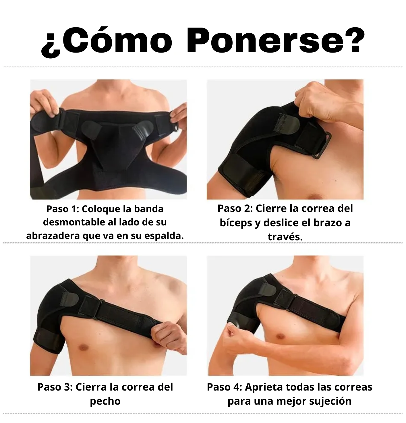 💪Hombrera de Compresión – Soporte, Estabilidad y Recuperación en Uno Solo