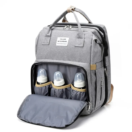 Mochila de maternidad versátil con cuna